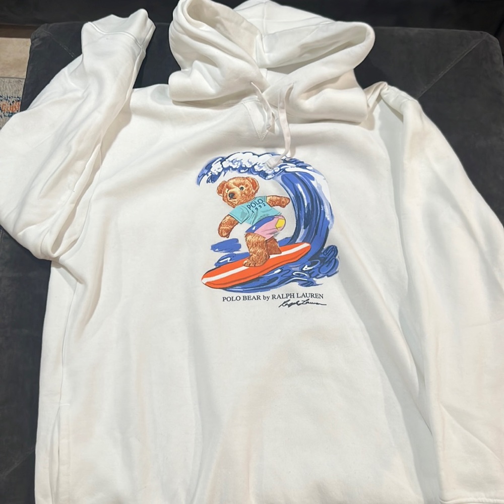 2xl Ralph Lauren polo teddy bear hoodie never worn